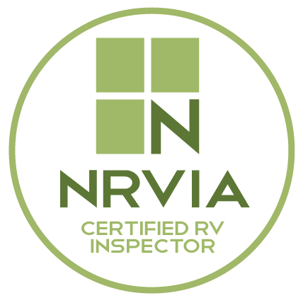 NRVIA Certified RV Inspector badge